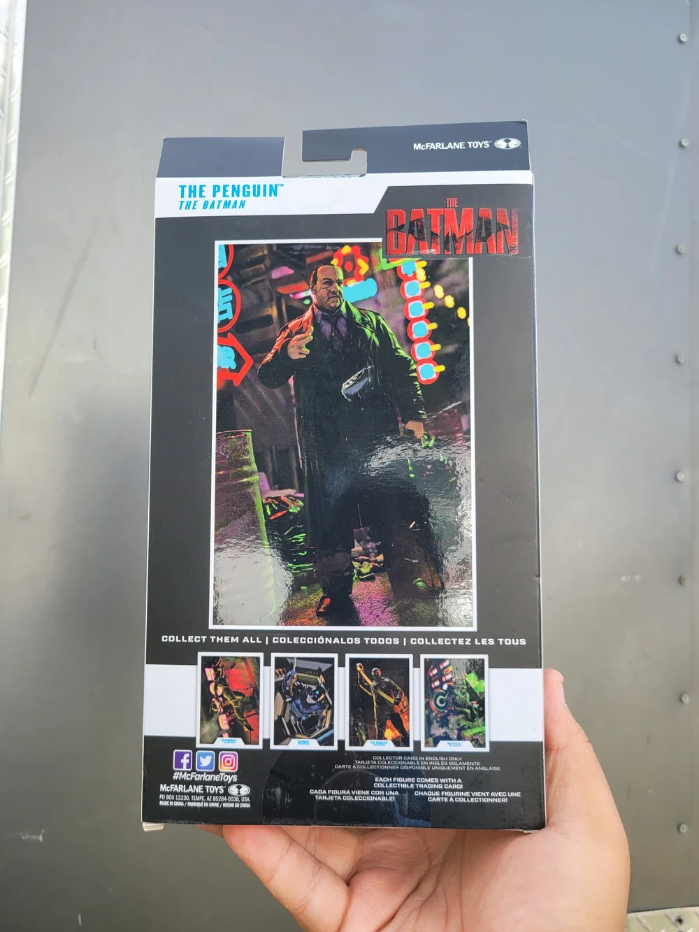 McFarlane Toys DC Multiverse The Penguin Batman Damaged Box